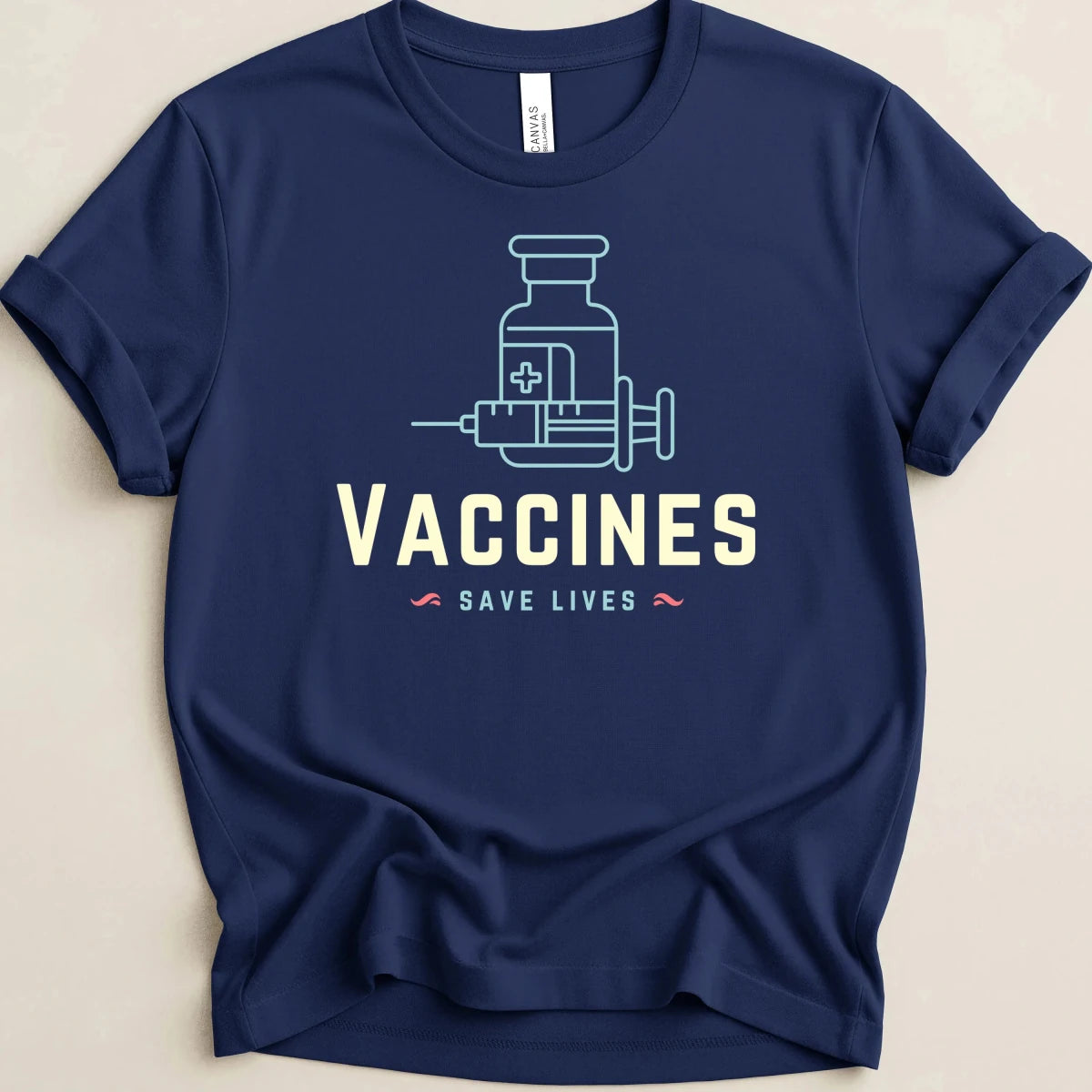 Vaccines Save Lives Tee - Adverse Reactions