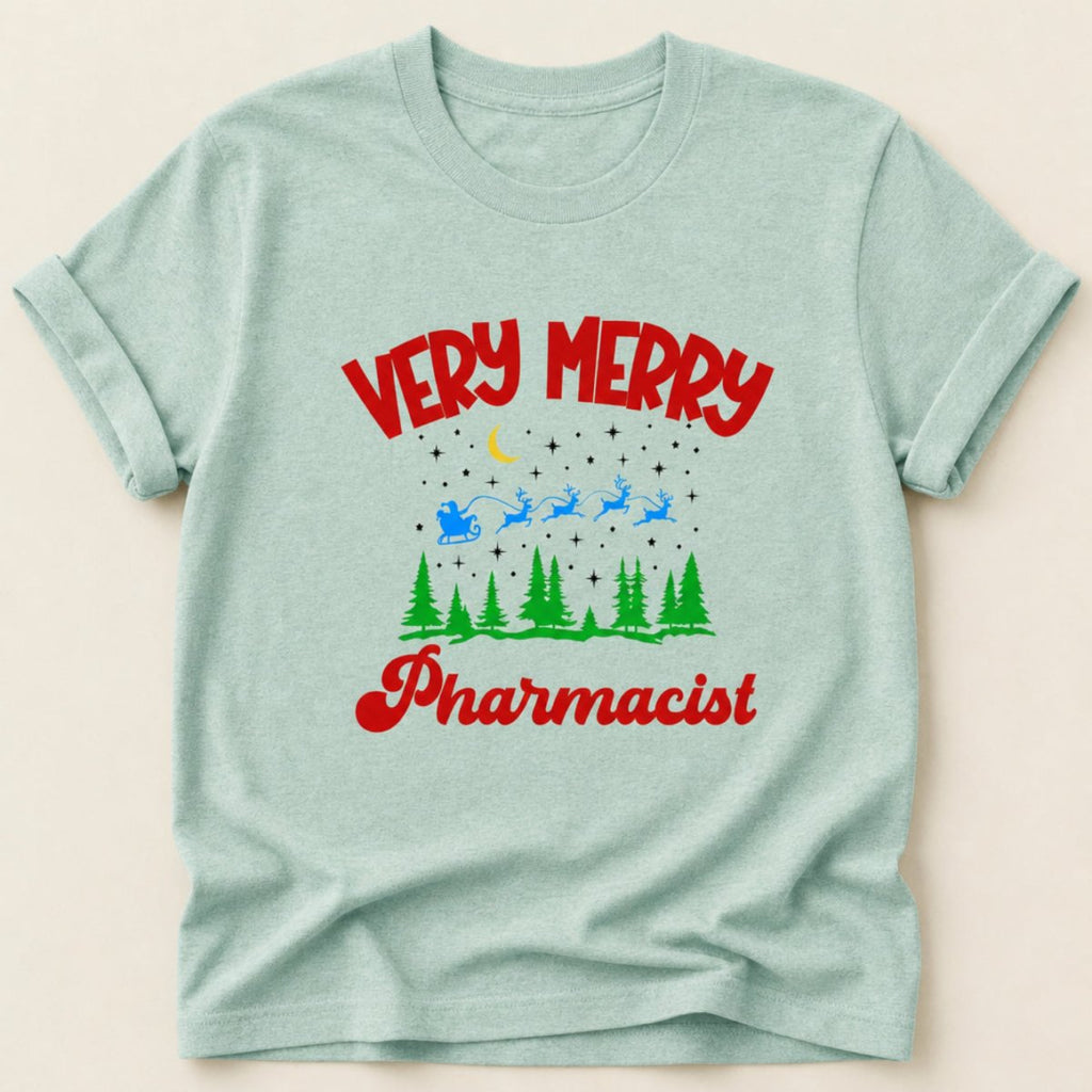 Very Merry Santa Pharmacist Tee - Adverse Reactions