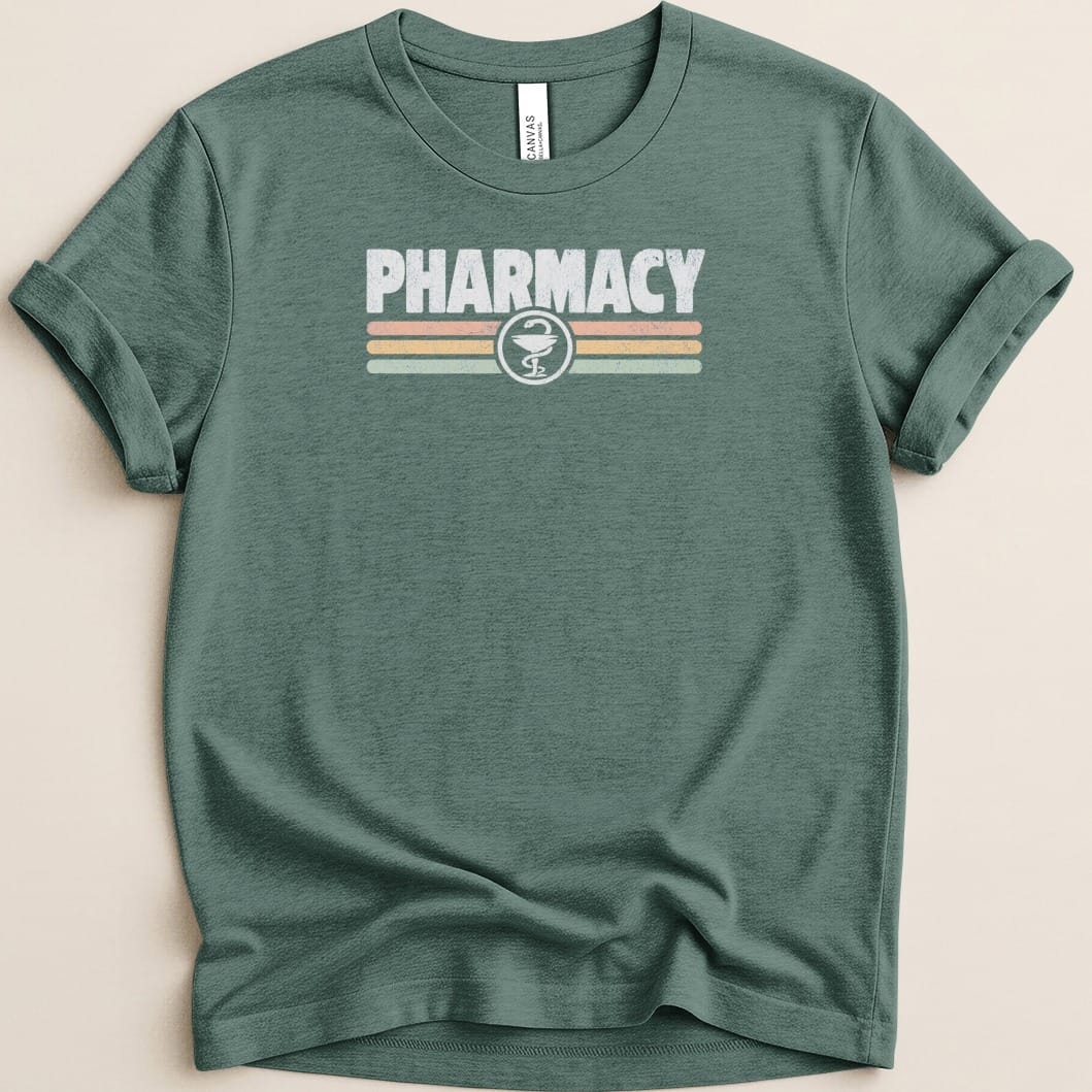 Vintage Style Pharmacy Tee - Adverse Reactions