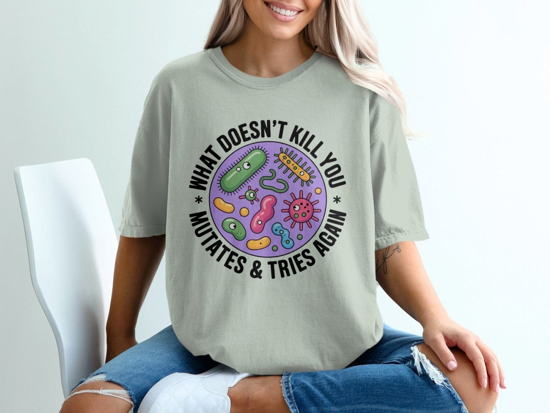 What Doesn’t Kill You Mutates Pharmacy Tee - Pharmacy Apparel for Pharmacists, Techs & Students