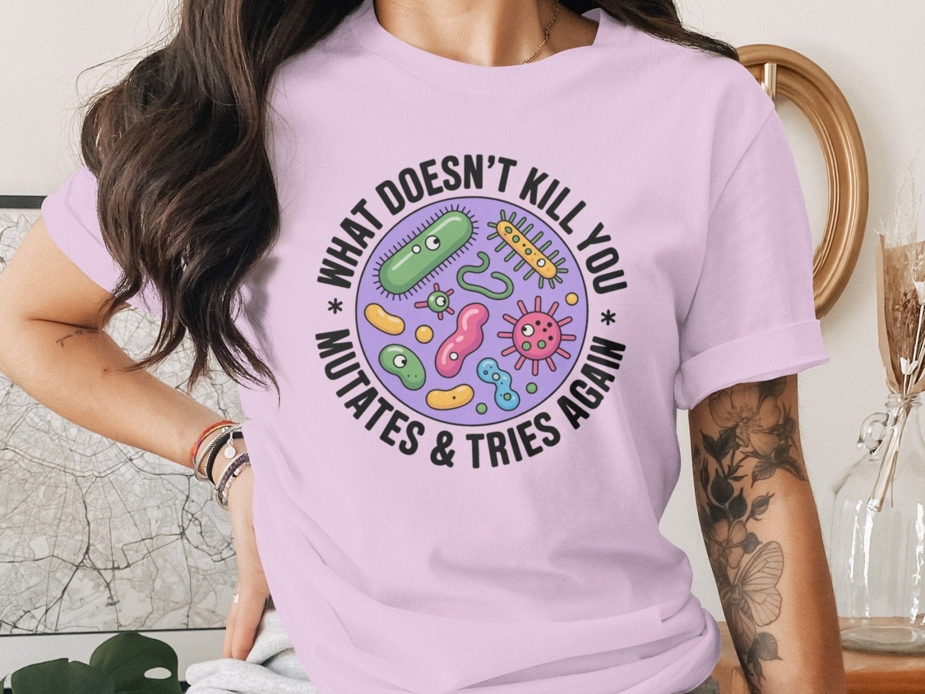 What Doesn’t Kill You Mutates Pharmacy Tee - Pharmacy Apparel for Pharmacists, Techs & Students