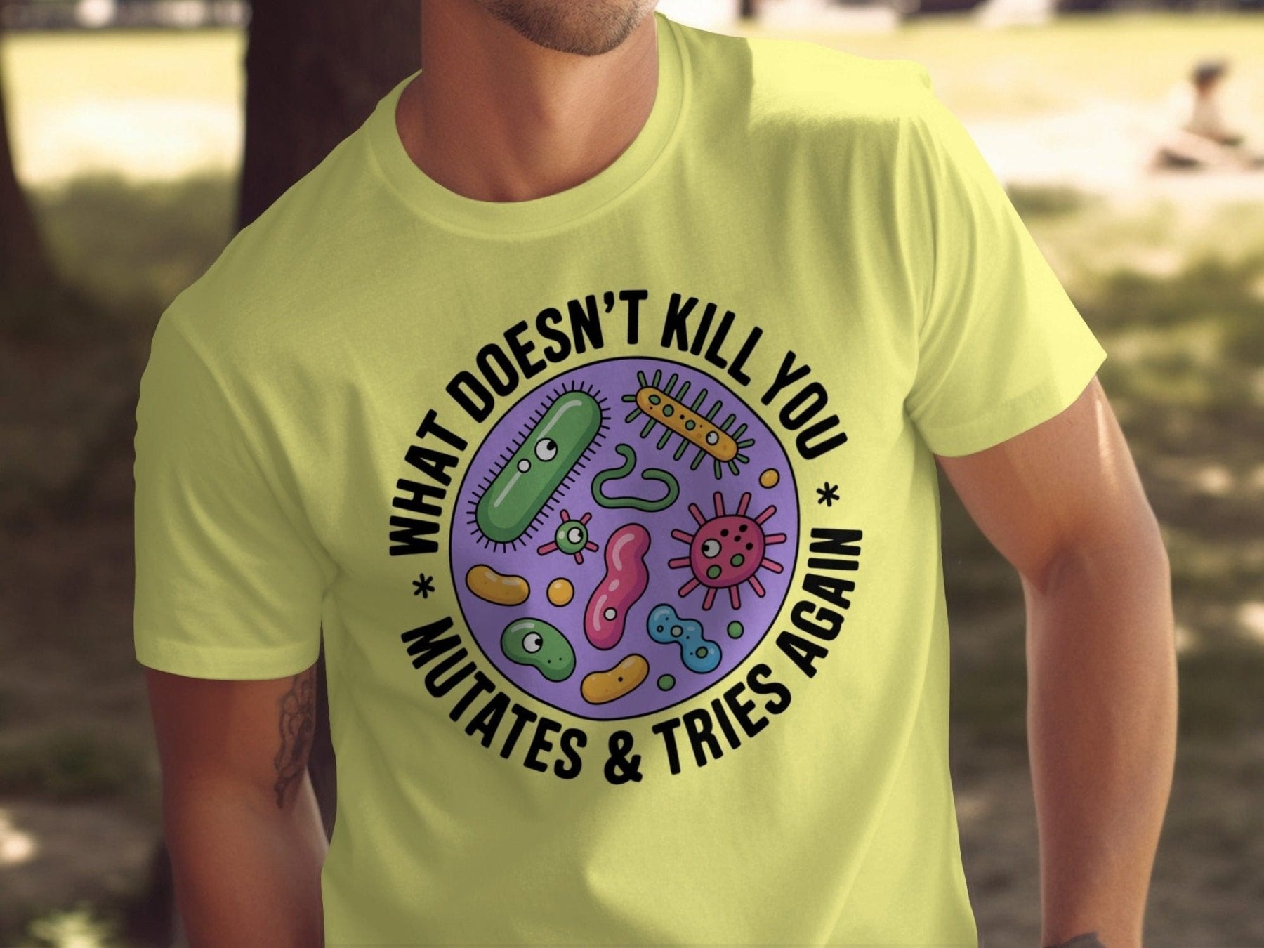 What Doesn’t Kill You Mutates Pharmacy Tee - Pharmacy Apparel for Pharmacists, Techs & Students