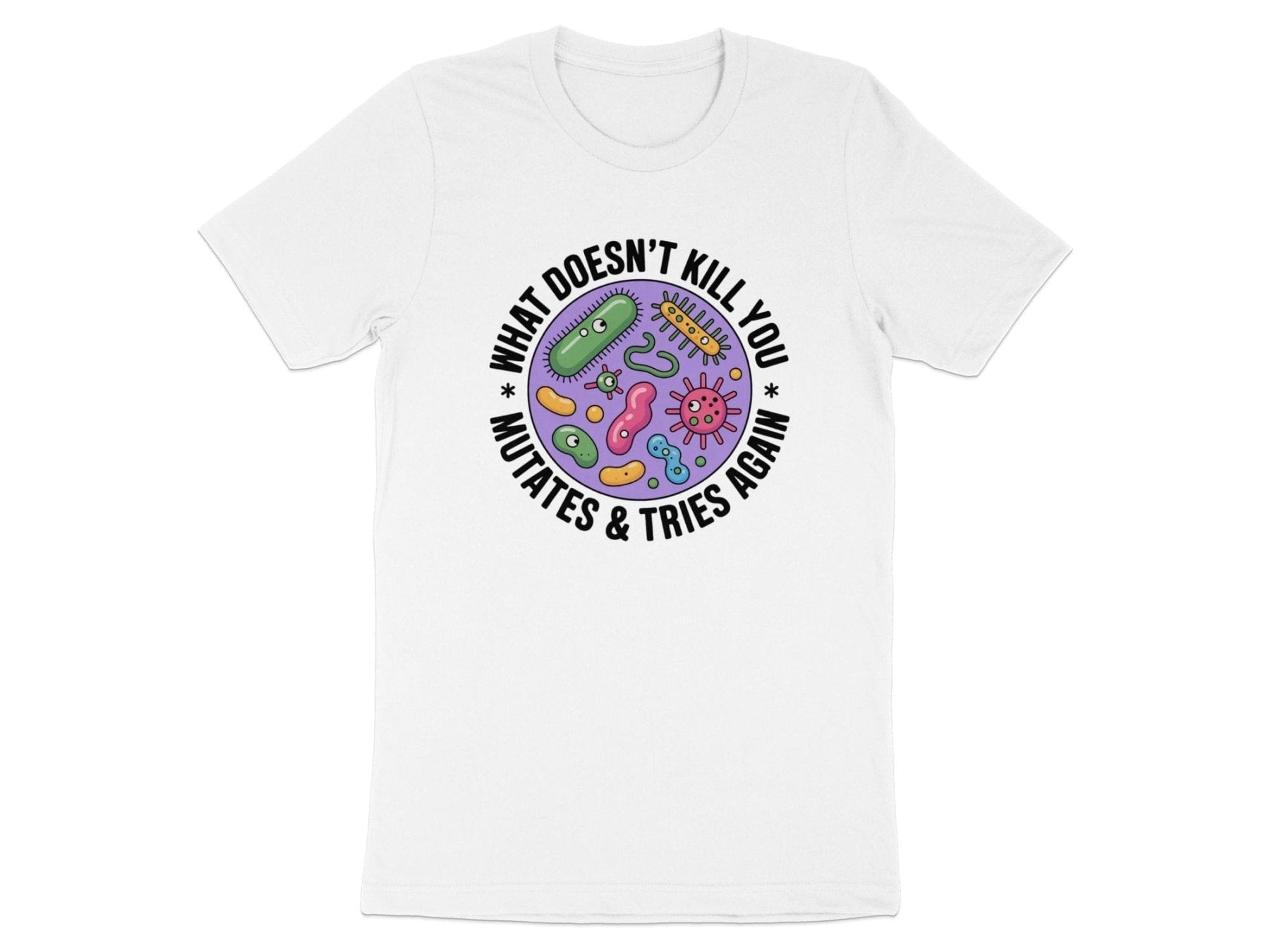 What Doesn’t Kill You Mutates Pharmacy Tee - Pharmacy Apparel for Pharmacists, Techs & Students