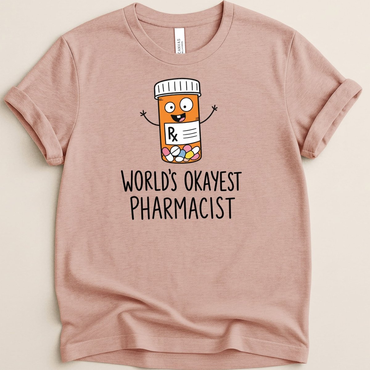 World's Okayest Pharmacist v3 Tee - Adverse Reactions