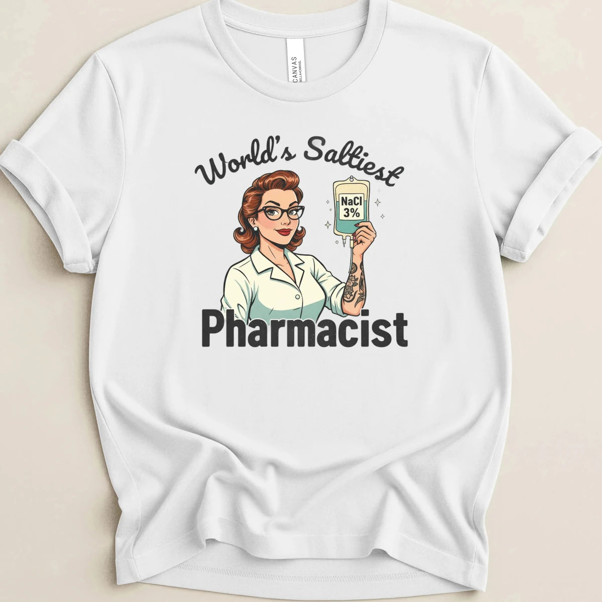 World’s Saltiest Pharmacist Tee - Adverse Reactions