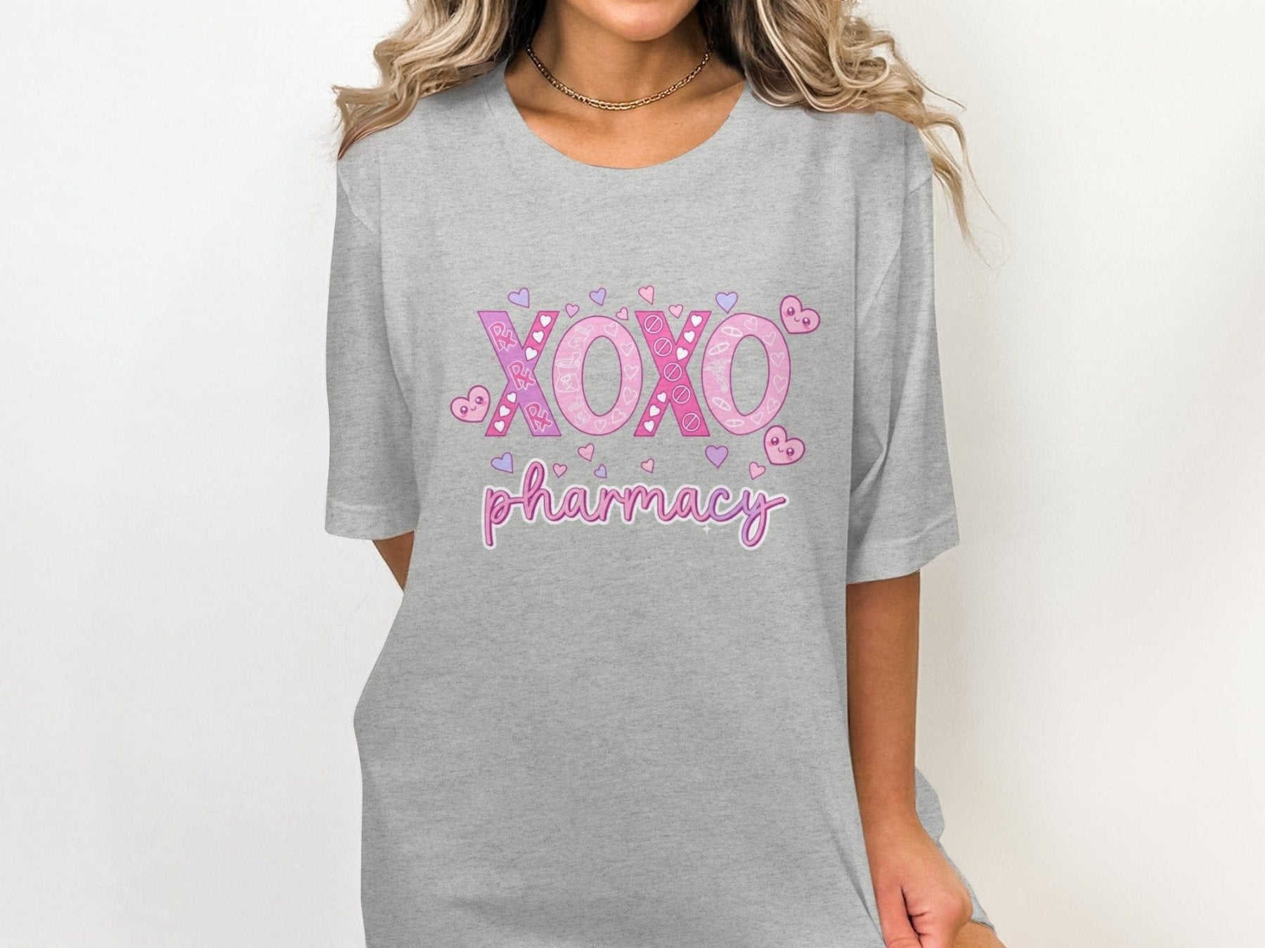 XOXO Pharmacy Tee - Pharmacy Apparel for Pharmacists, Techs & Students