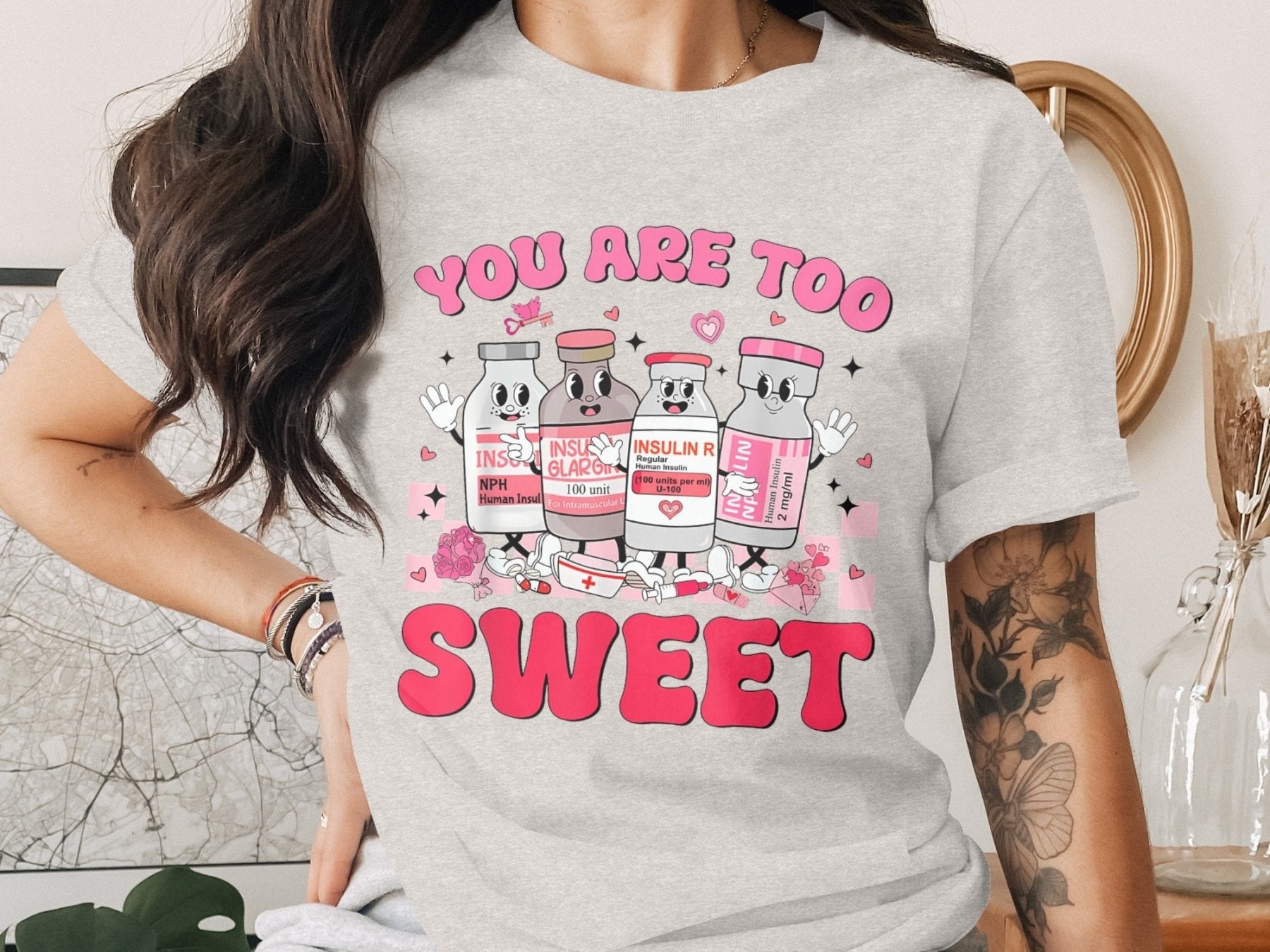 You Are Too Sweet Insulin Tee - Adverse Reactions