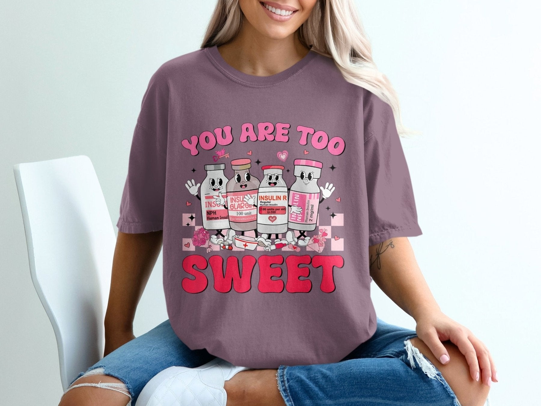 You Are Too Sweet Insulin Tee - Adverse Reactions