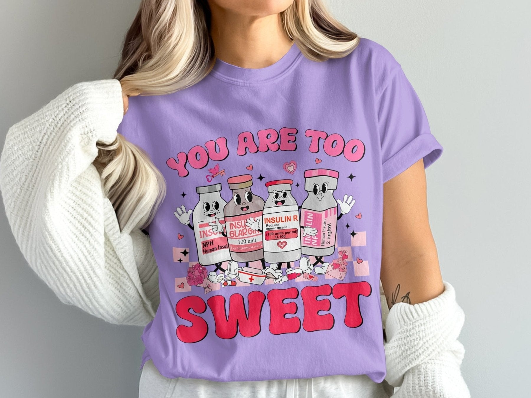 You Are Too Sweet Insulin Tee - Adverse Reactions