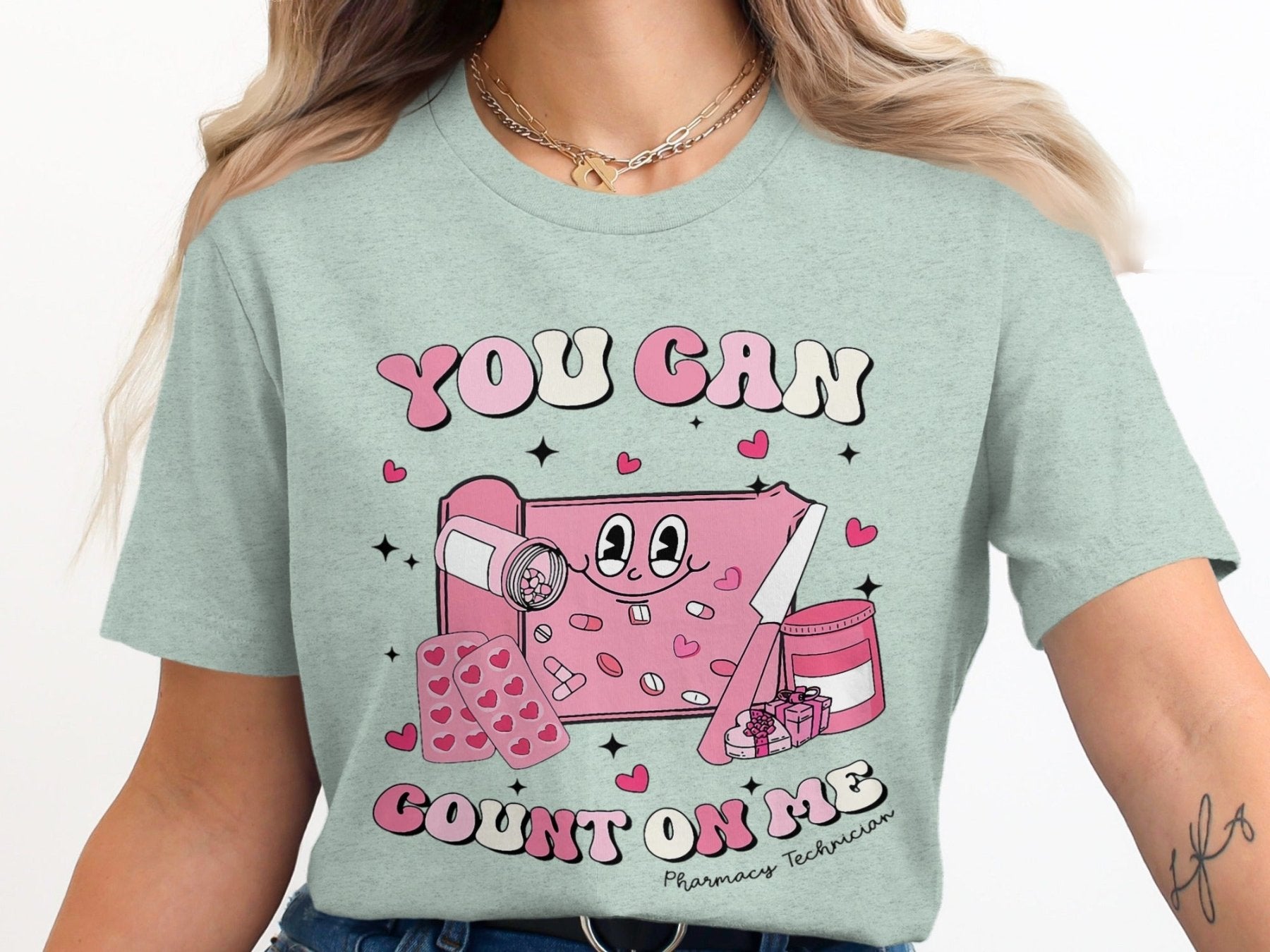 You Can Count on Me Pharmacy Technician Tee - Adverse Reactions